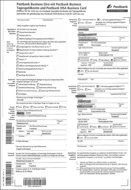 offshornie kompanii reg ob5