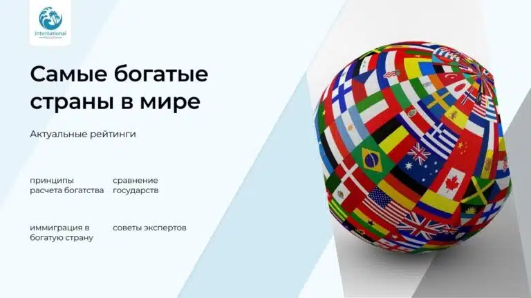 Топ самых богатых стран мира в 2025 году