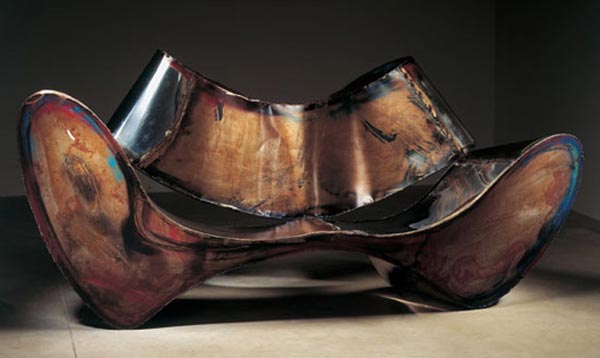 Ron Arad Stainless Steel Sofa