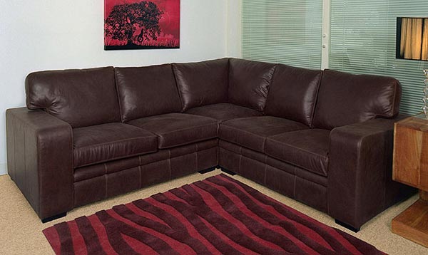 Sloane Leather Corner Sofa