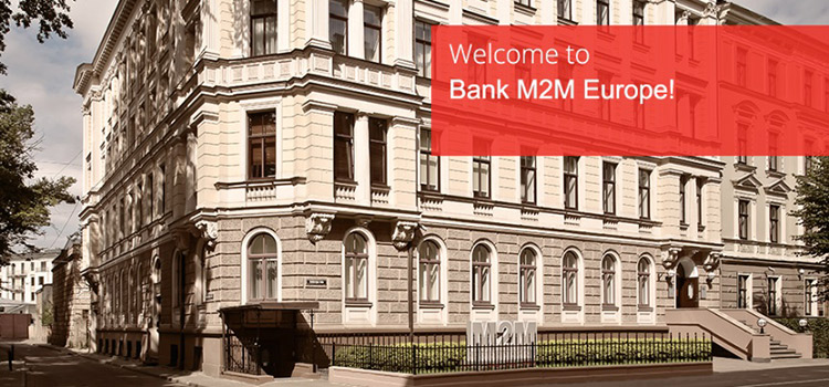 Открытие личного счета в Bank M2M Europe в Латвии