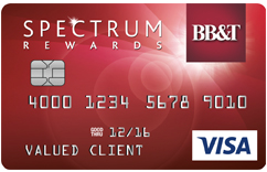 BB&T Spectrum Rewards Credit Card VISA
