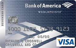 Кредитная карта Business Visa WorldPoints Rewards