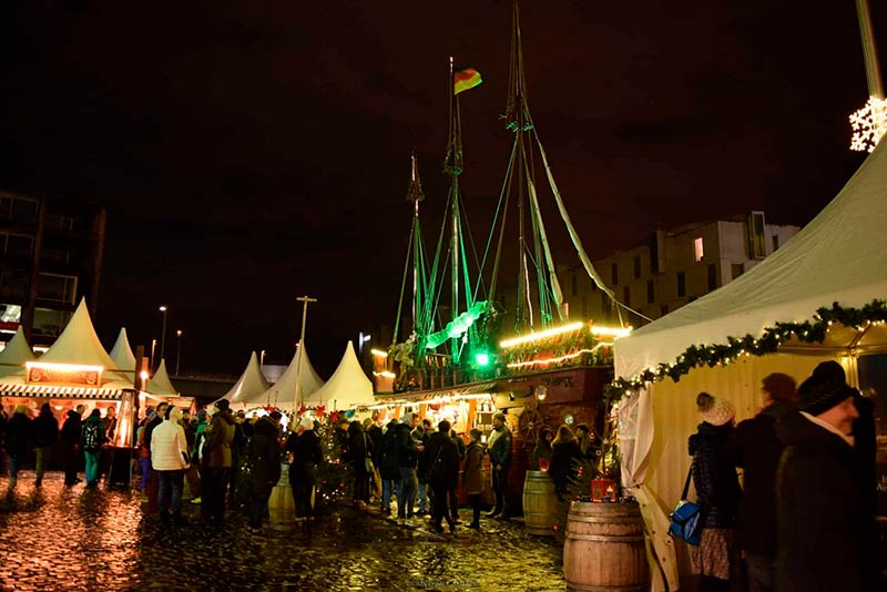Hafen Weihnachtsmarkt am Schokoladenmuseum