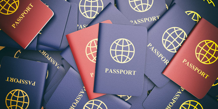 Blue and red passports background. 3d illustration 1035631962 841x421 1