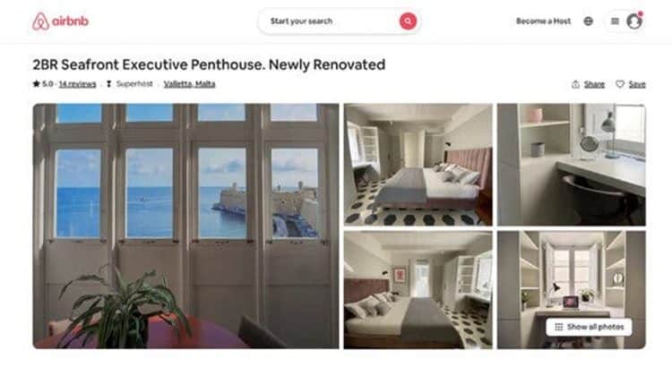 2BR Seafront Executive Penthouse