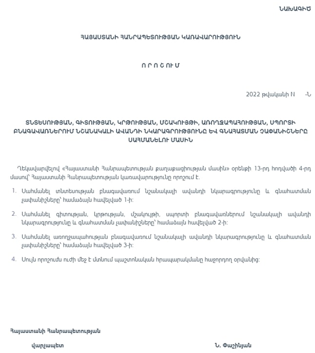 Закон о гражданстве Армении за инвестиции
