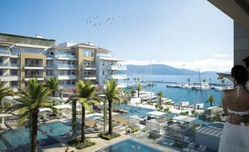 Продажа пентхауса с мебелью и паркоместом в ЖК Baia на территории марины Porto Montenegro в Черногории