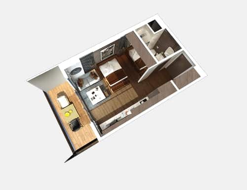 Квартира-студия в Grand Sapphire Resor