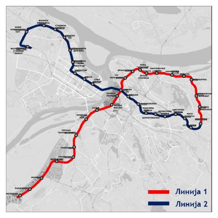 Карта метро