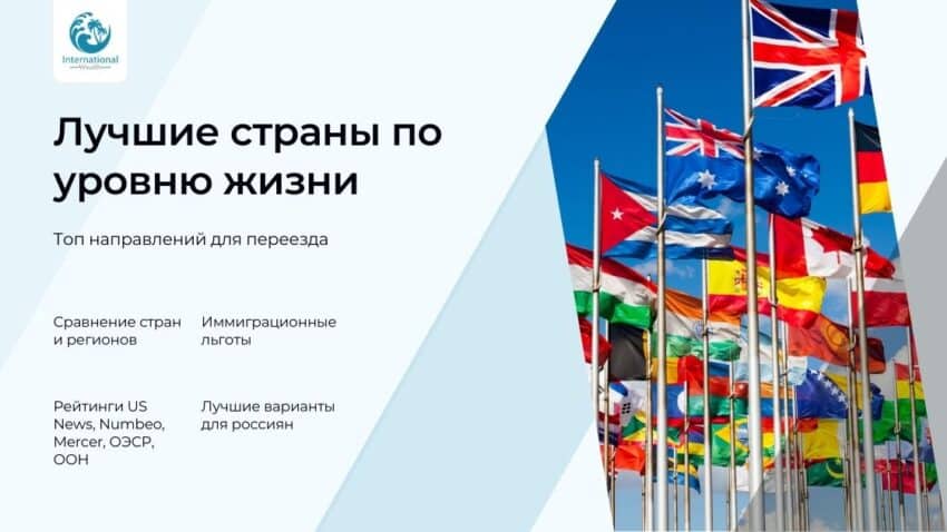 Лучшие страны по уровню жизни в 2024 году: рейтинг стран для переезда ...