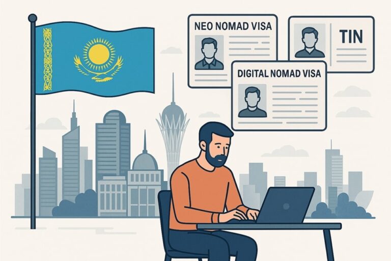 Казахстан вводит вторую визу диджитал-номада, упрощает получение визы Neo Nomad и ИНН