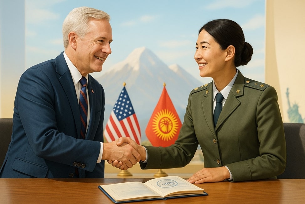 Картинка - США и Кыргызстан