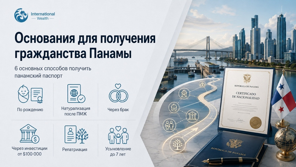 Основания для получения гражданства панамы