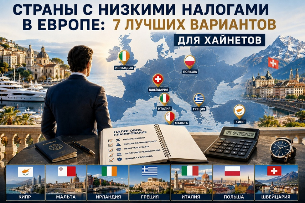Налоги в Европе для хайнетов